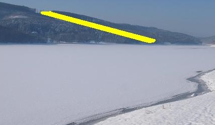 Pohled na sjezdovku